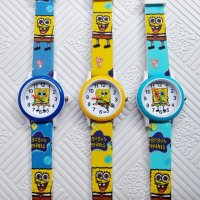 спондж боб Спонджбоб Sponge Bob детски ръчен часовник, снимка 3 - Детски - 24118506