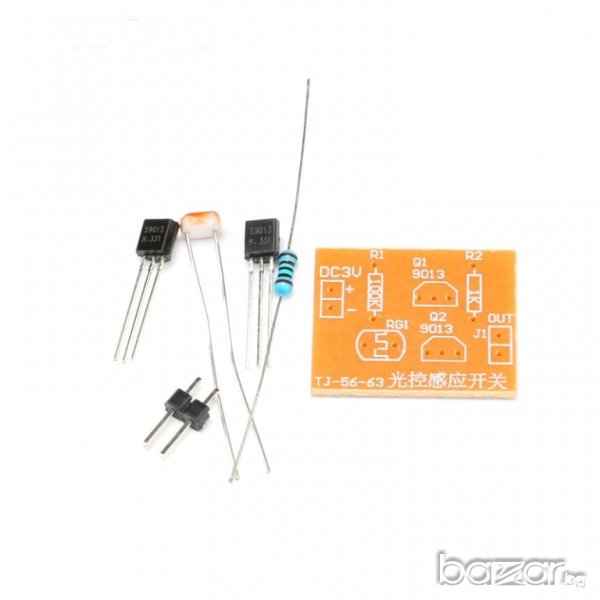 DIY Светлинни контролни сензори Фоточувствителен индукционен превключвател, снимка 1
