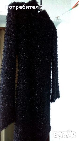 Ефектна черна рокля, снимка 1