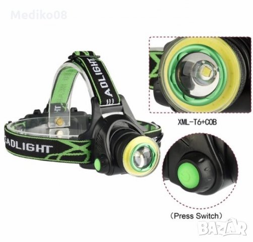 Водоустойчив фенер-челник , презареждаем LED фенер, снимка 11 - Екипировка - 24728160