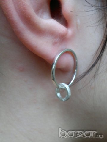 сребърни обици, снимка 5 - Обеци - 6055089
