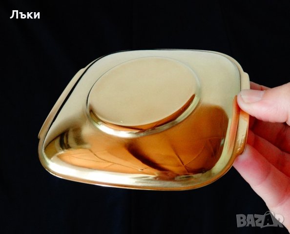 Шведска бронзова десертна чиния. , снимка 4 - Антикварни и старинни предмети - 21606116