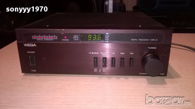 Wega t210-stereo tuner-w.germany-внос швеицария, снимка 5 - Ресийвъри, усилватели, смесителни пултове - 14286023