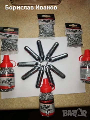 BBC-CO-2 Стоманени топчета и Възвух, снимка 2 - Въздушно оръжие - 23668221