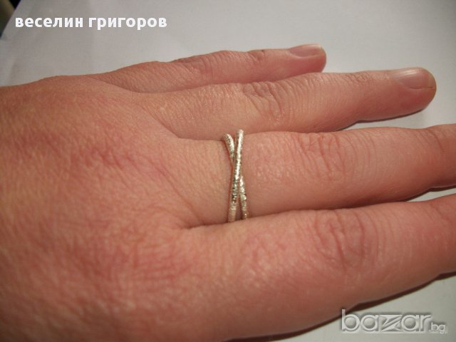 сребърен пръстен, снимка 6 - Пръстени - 17212730