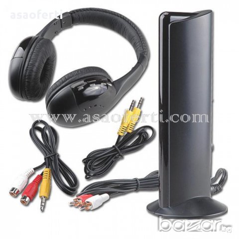Безжични Слушалки 5 в 1 HI-FI, снимка 4 - Слушалки и портативни колонки - 16055872