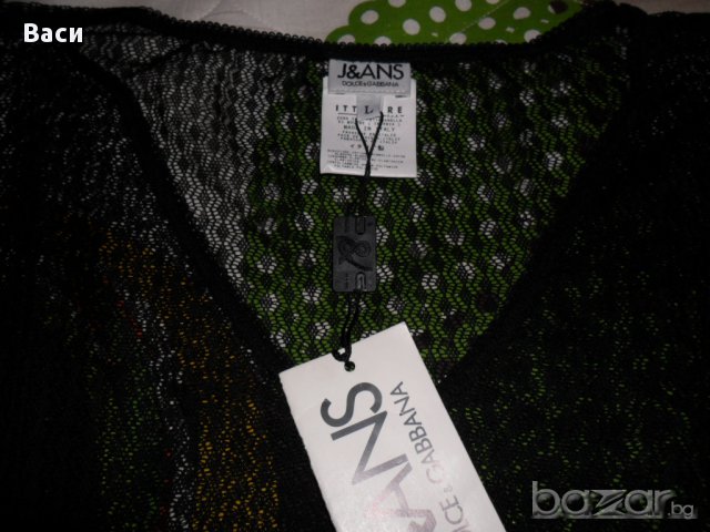 Намаление! Dolce & Gabbana D&G 100 % оригинална нова блуза с холограма за автентичност, снимка 4 - Блузи с дълъг ръкав и пуловери - 11551164