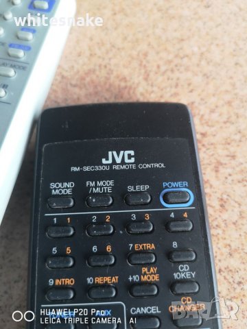 JVC SEC-330 & JVC-SMXJ10E remotes / дистанционни, снимка 4 - Аудиосистеми - 25422985