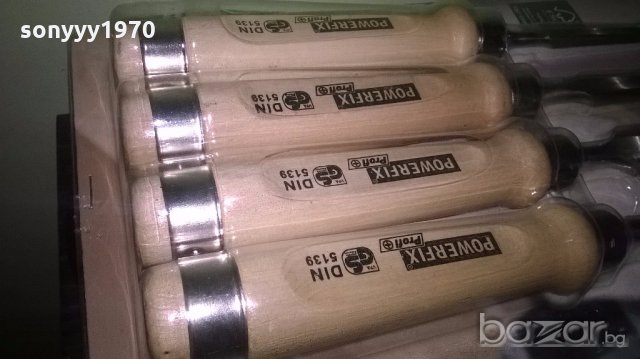 powerfix-хром ванадиеви длета 4бр-немски и висококачествени, снимка 5 - Други инструменти - 19937047