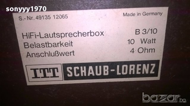 Itt shaub-lorenz b3/10 hi-fi-made in germany-внос швеицария, снимка 11 - Ресийвъри, усилватели, смесителни пултове - 12998740