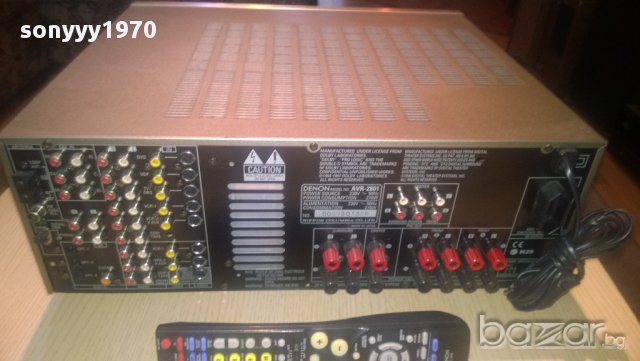 denon avr-2801-7-chanel saraund receiver-3-optical-8-s video-japan-от швеицария, снимка 14 - Ресийвъри, усилватели, смесителни пултове - 9062669