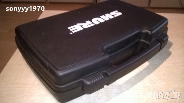 shure-куфар за безжичен микрофон и приемник, снимка 5 - Микрофони - 25104596