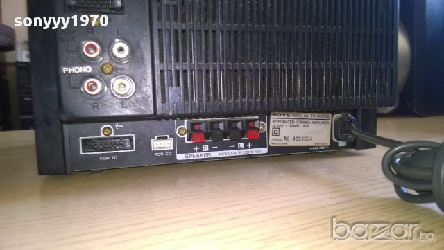 sony ta 606mii-stereo amplifier-внос швеицария, снимка 8 - Ресийвъри, усилватели, смесителни пултове - 10356115