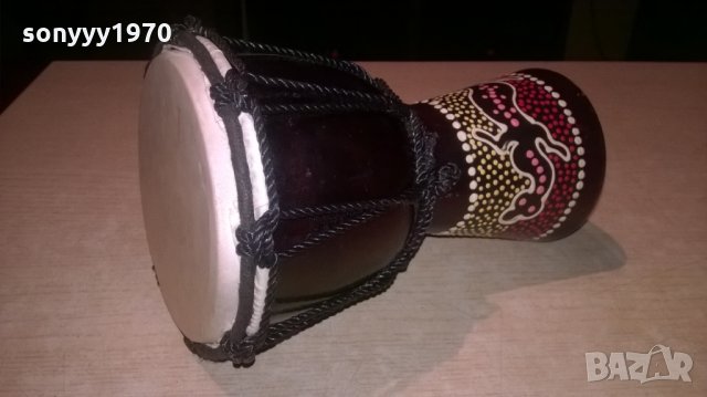 тарамбука 20х14см-дърво/кокос-внос швеицария, снимка 7 - Ударни инструменти - 23671176