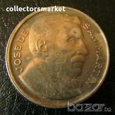 10 центаво 1951, Аржентина, снимка 2 - Нумизматика и бонистика - 15763993