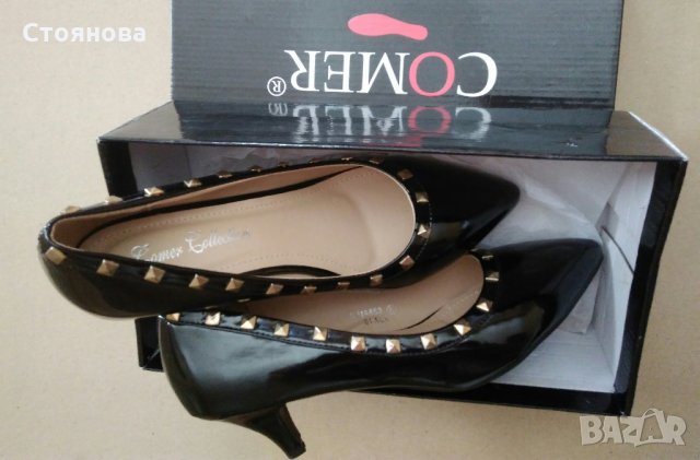 Дамски елегантни обувки "Comer" 38 номер, снимка 5 - Дамски обувки на ток - 22576908