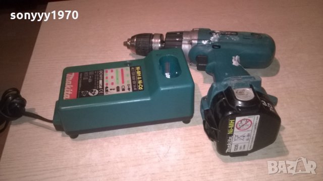 makita-профи комплект-винтоверт+зарядно+батерия-от финландия, снимка 2 - Винтоверти - 22968486