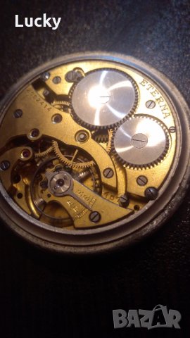 Швейцарски джобен часовник"Етерна", снимка 4 - Джобни - 24022255