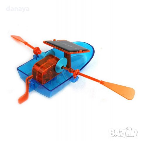 Детска соларна играчка лодка с гребла соларен конструктор Супер забавление за лятото, снимка 6 - Рисуване и оцветяване - 21496567
