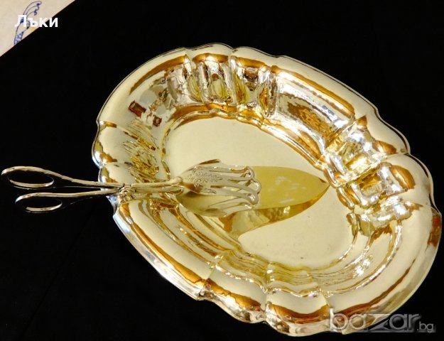 Посребрена фруктиера,купа. , снимка 5 - Антикварни и старинни предмети - 20383919