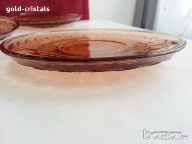 стъклени чинии цветно стъкло , снимка 3 - Антикварни и старинни предмети - 19581433