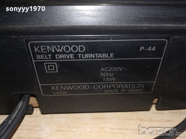 kenwood p-44 made in japan-грамофон-внос швеицария, снимка 8 - Грамофони - 21068903