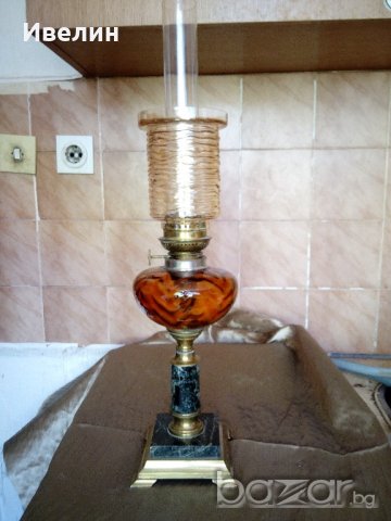 стара газова /газена/ лампа, снимка 2 - Антикварни и старинни предмети - 21373416