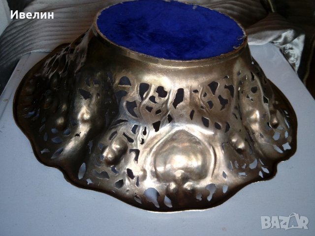 старинна посребрена фруктиера,купа, снимка 4 - Антикварни и старинни предмети - 21575915