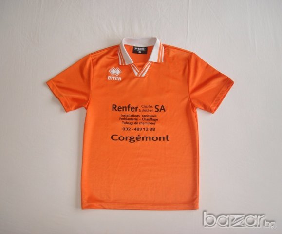 Errea,спортна оранжева тениска за момче, 146 см. , снимка 3 - Детски тениски и потници - 16383129