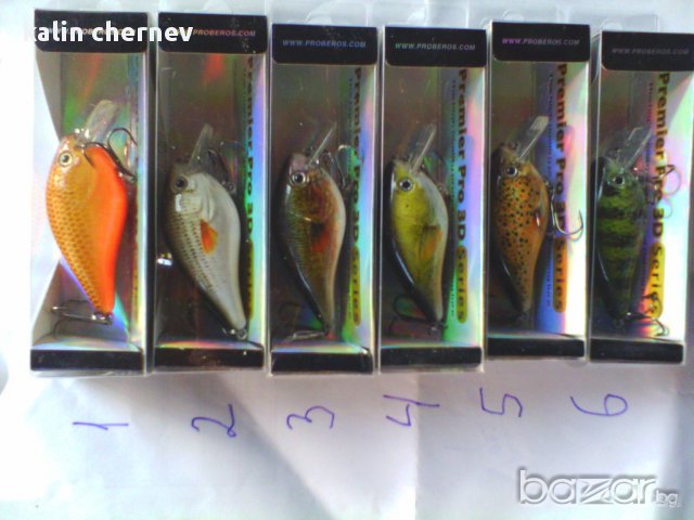 воблери 7.6см 12.57г 6 цвята, снимка 14 - Въдици - 12556675