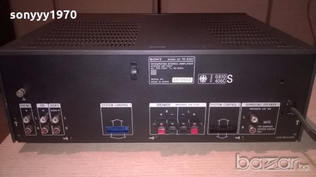 sony ta-d507 amplifier-made in japan-внос швеицария, снимка 11 - Ресийвъри, усилватели, смесителни пултове - 18658883