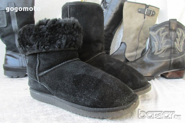 UGG,K&M boots аналог на UGG,39 топли унисекс боти-естествен велур,естествена вълна,GOGOMOTO.BAZAR.BG, снимка 15 - Дамски боти - 16860827