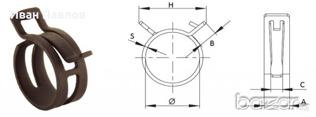 Скоби за маркучи и тръби, снимка 4 - Други инструменти - 20522405