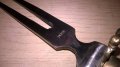 India-ретро колекция-нож и вилица в кания 45см-внос швеицария, снимка 14