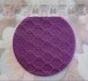 Сплетени квадратчета мрежа форми Прозрачна релефна текстурна точилка за фондан украса торта сладки, снимка 1 - Форми - 23998989