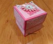 Експлодираща кутия с торта, обувки, подарък за рожден ден, сватба, годеж, кръщене, бебе, прощъпулник, снимка 14