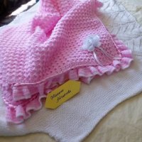Бебешка пелена Розово облаче за новородени бебета, снимка 4 - Други - 19007614