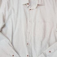Massimo dutti мъжка бяла официална риза, снимка 3 - Ризи - 24141239