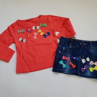 Комплект Панделки - блузка с поличка, снимка 1 - Комплекти за бебе - 9611910