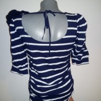 дамска блуза райе, снимка 2 - Блузи с дълъг ръкав и пуловери - 23196744