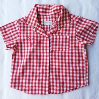 Френски комплект дънков гащеризон с блузка и риза Зара, снимка 5 - Комплекти за бебе - 25916972