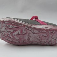 Детски обувки D.D.step естествена кожа сиво/розово 31/36, снимка 5 - Детски сандали и чехли - 21089105