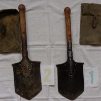 Ретро войнишка лопата модел 1915 год. BLECKMANN MURZZUSCHLAG 1915 Австрия два броя, снимка 5 - Други ценни предмети - 21561409