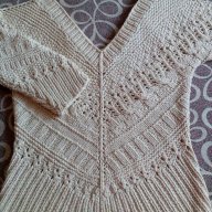 Страхотен мрежест пуловер-"Handknit", снимка 6 - Блузи с дълъг ръкав и пуловери - 16016146