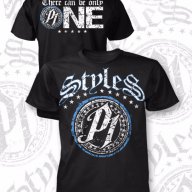 WWE! КЕЧ блузи и тениски AJ STYLES ONLY ONE! Поръчай модел по ТВОЙ дизайн!, снимка 2 - Блузи - 15786748