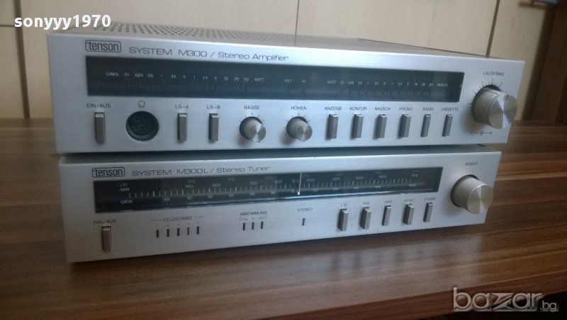 tenson m300l-tuner i tenson m300 amplifier-тунер и усилвател, снимка 1