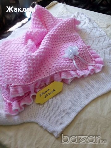 Бебешка пелена Розово облаче за новородени бебета, снимка 4 - Други - 19007614
