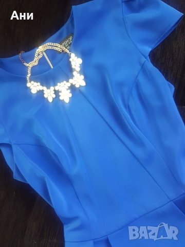 Рокля в турскосиньо, снимка 2 - Рокли - 22006036