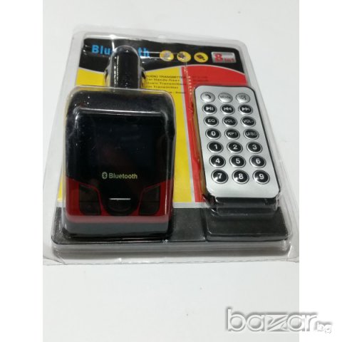 MP3 FM трансмитер за автомобил с Bluetooth, снимка 2 - Аксесоари и консумативи - 9456968