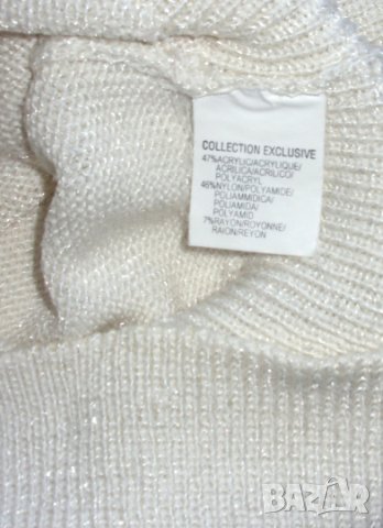Alain Murati Collection Exclusive дамска бяла блуза пуловер, снимка 5 - Блузи с дълъг ръкав и пуловери - 23496594